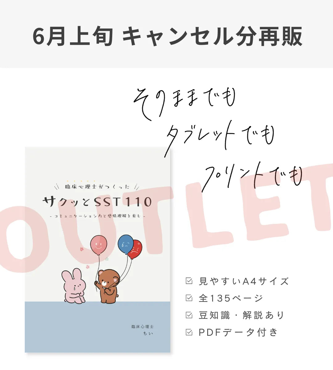 【数量限定・訳あり】サクッとSST110|135P|製本+PDF付き