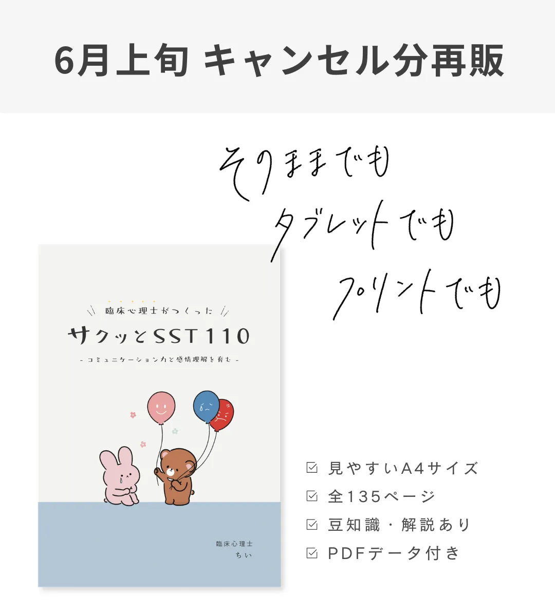 【人気No.1】サクッとSST110｜135P｜製本＋PDF付き